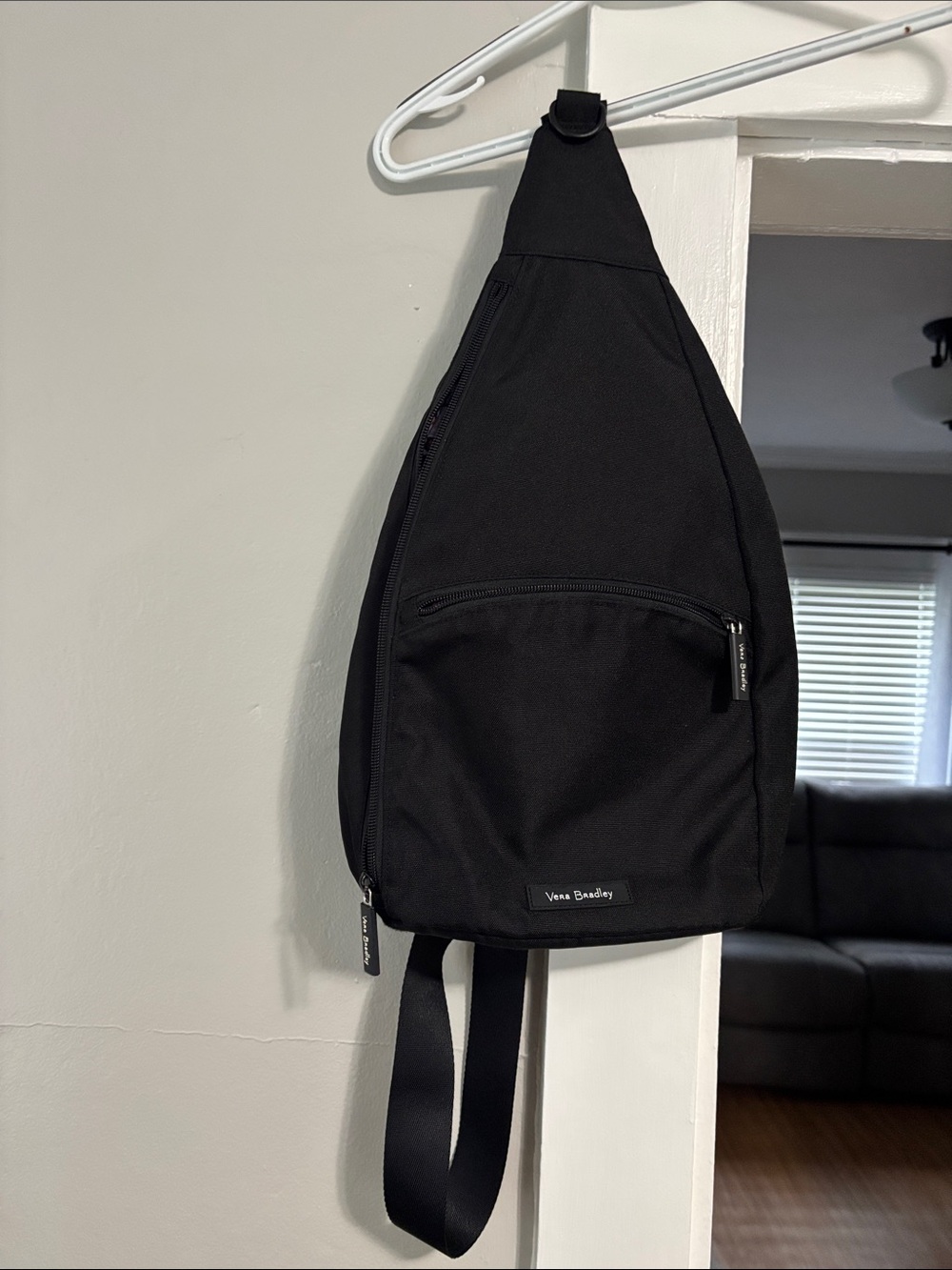 Vera Bradley Black Sling Backpack Crossbody